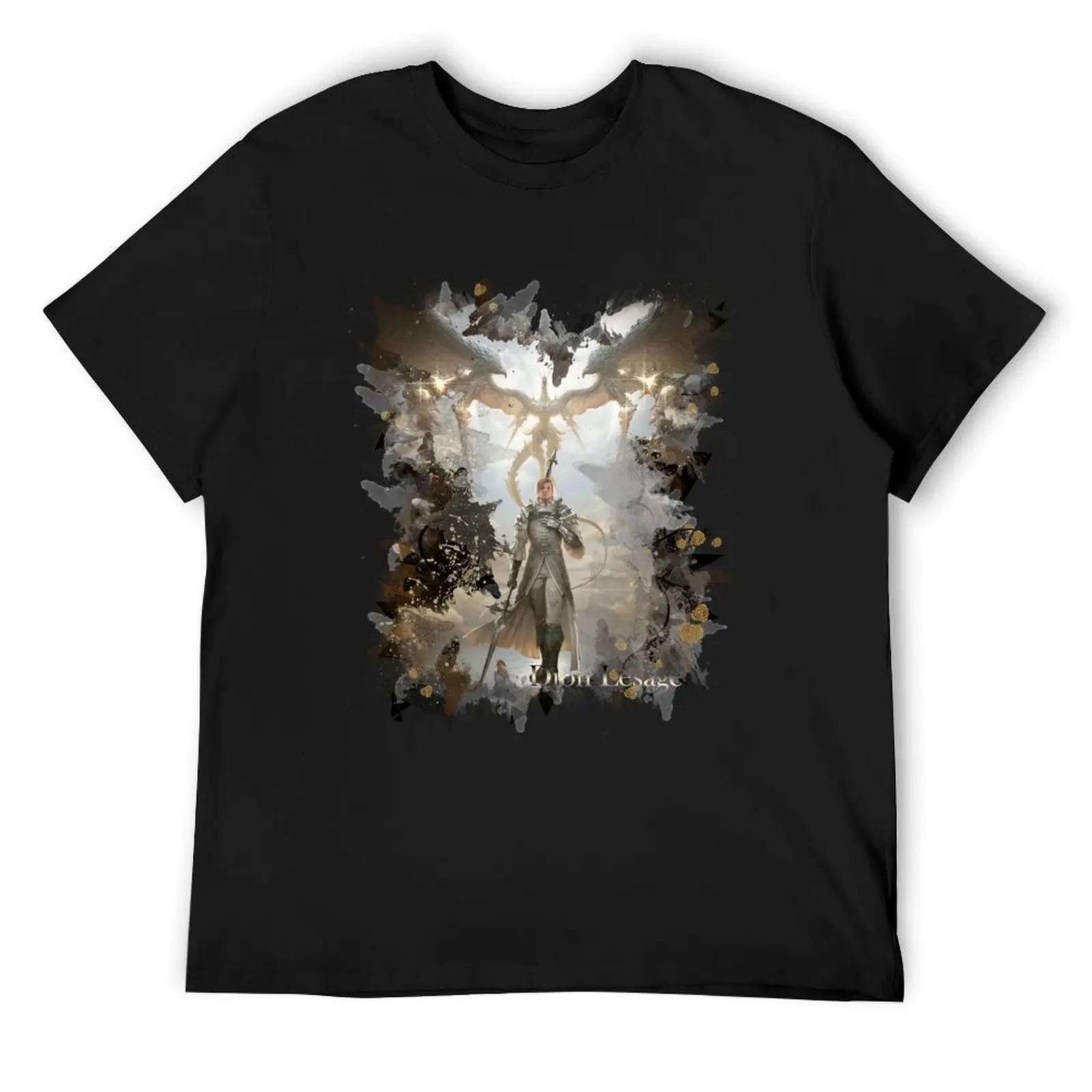 Dion and Bahamut FF16 design T-Shirt