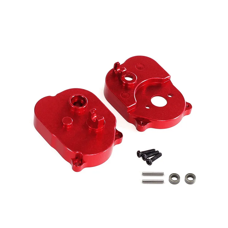 Metalen chassis trekstang schokdemper transmissie as 370 versnellingsbak montage Voor MN82 LC79 82 S 82Por 1/12 RC Auto upgrade Onderdelen