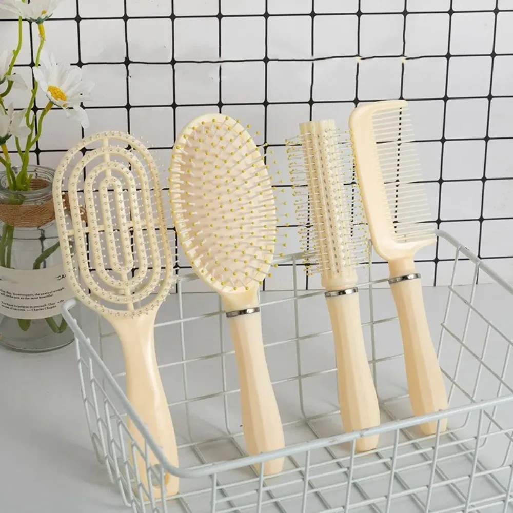 Peigne à Coussin d'Air pour Cheveux Longs et Bouclés pour Femme, Brosse à Cheveux, Soins du Cuir oral elu