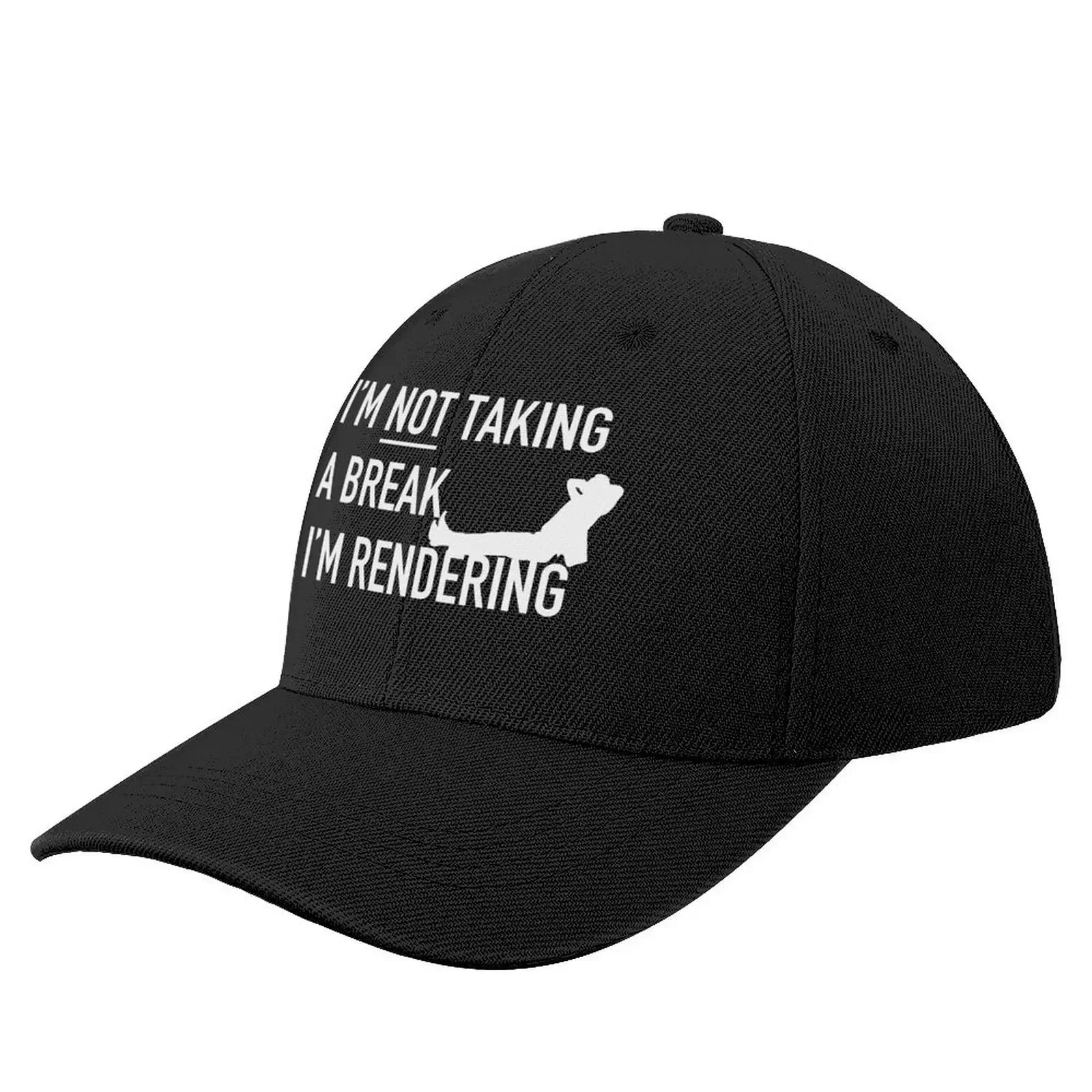 Im Not Taking A Break Im Rendering - Editor Definition Symbols - Gift For Editor Baseball Cap New In The Hat Women Men's