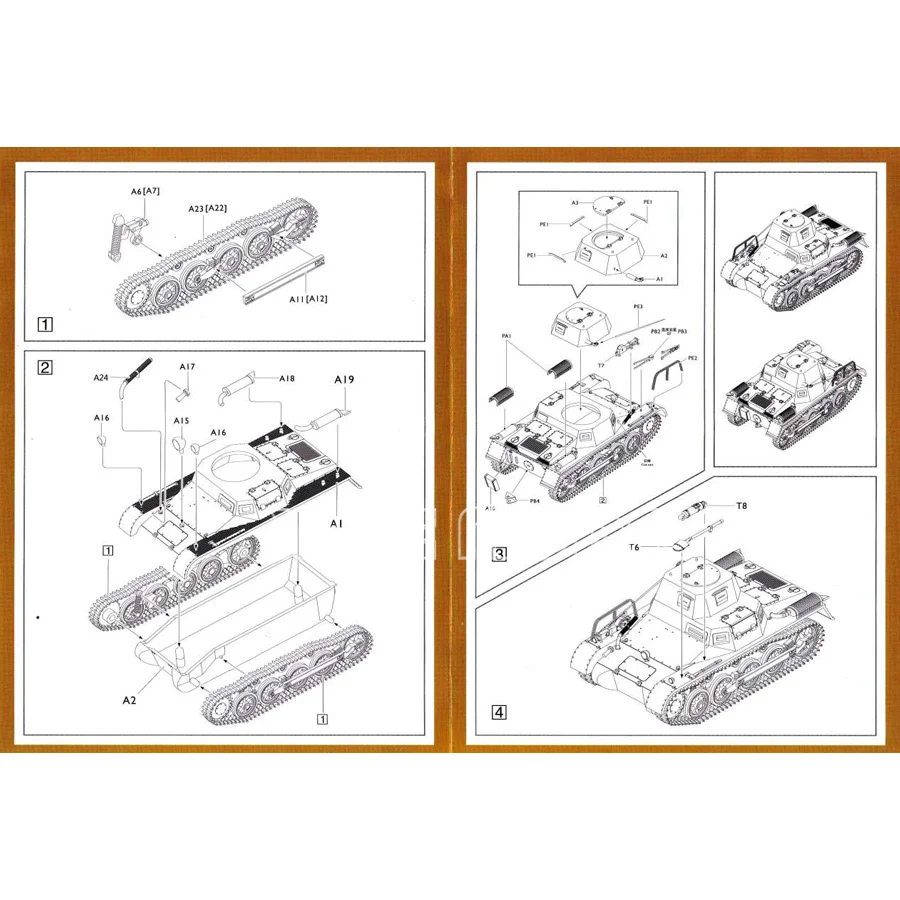 Kit modello serbatoio assemblato in plastica modello S PS720094 Leovy (Funk) Panzerwagen 2 kit fastbuild per scatola 1/72