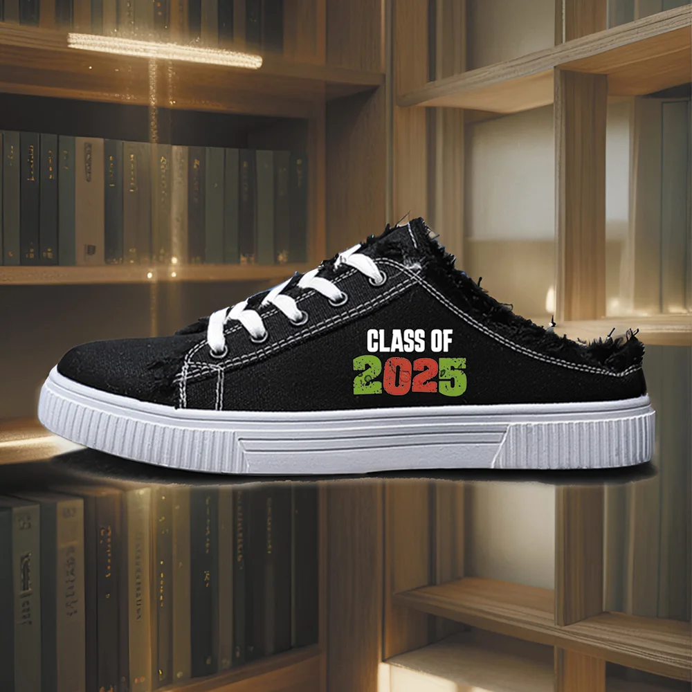 

Женская спортивная обувь Four Seasons Daily Life Повседневная повседневная женская парусиновая обувь 2025 Цветочная книга Круглый носок Высокий круглый носок Плоская подошва Дышащая вулканизированная обувь Женская обувь с цифровой печатью