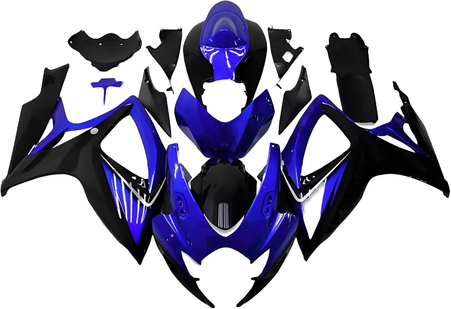 أزرق أسود ABS البلاستيك الهدايا المجمعة لسوزوكي GSXR600 GSXR750 K6 2006 2007 GSXR 600 GSXR 750 06 07 GSX-R600 GSX-R750 حقن