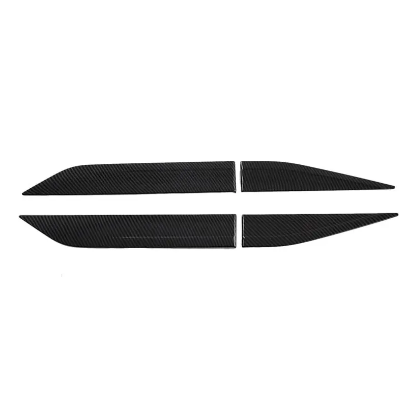 

A21E-4PCS Carbon Fiber Color Car Exterior Side Door Trim Cover Decor For BYD Dolphin Mini/BYD Seagull
