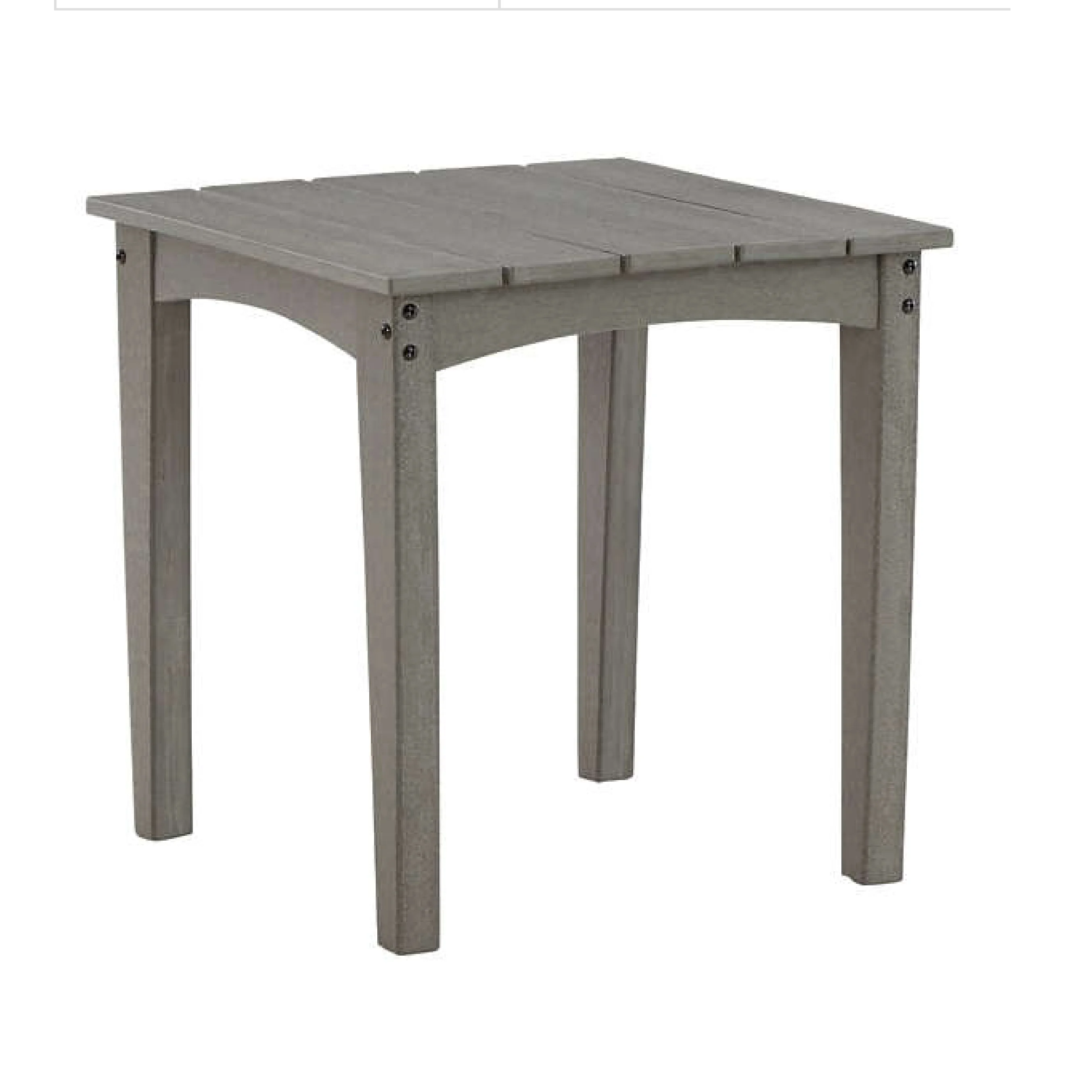 Mesas Auxiliares Modernas de HDPE, Mesa Lateral Cuadrada, Mesa de Centro Pequeña para Interiores y Exteriores, Muebles para Patio, Jardín, Piscina, Parque