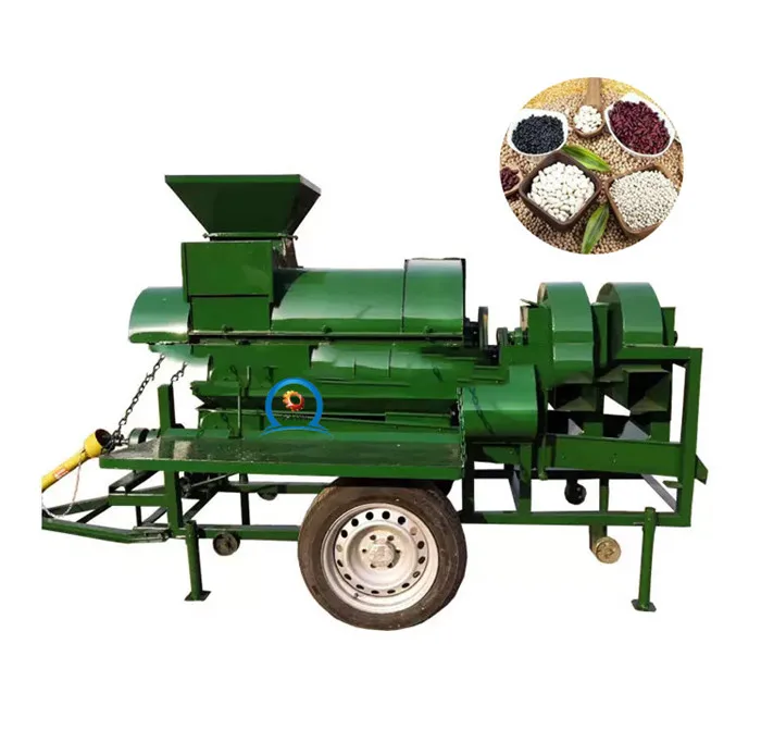 

Hot Sale Multifunctional Large Scale Maize Sheller Corn Soybean Sorghum Thresher with 12 Engine High Productivity