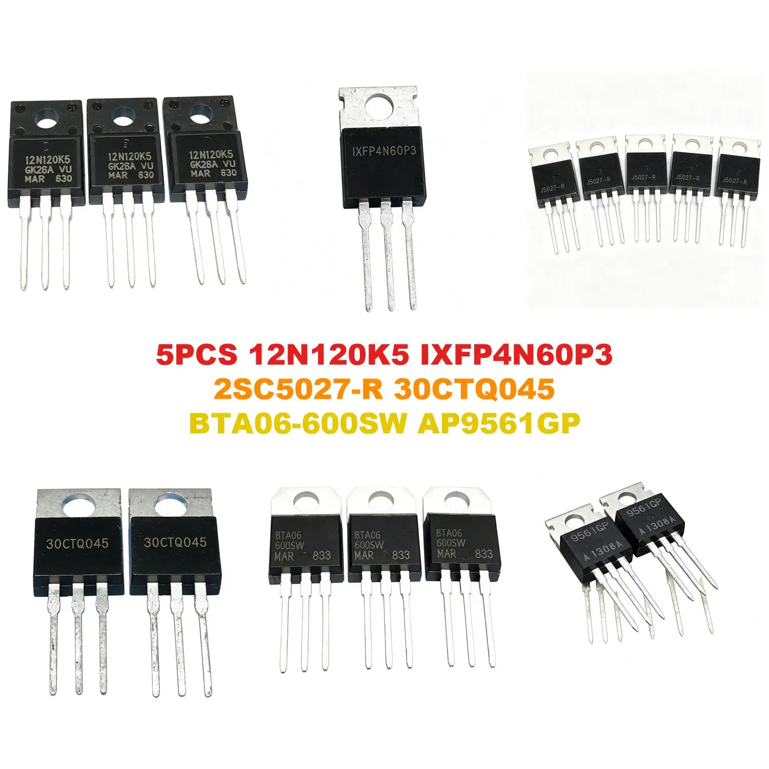 12N120K5 IXFP4N60P3 2SC5027-R 30CTQ045 BTA06-600SW AP9561GP