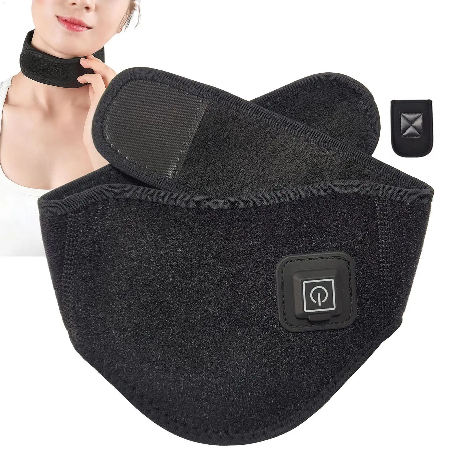 

USB Electric Heating Pad for Neck 3 Heat Settings Thermal Warmer & Relief for Shoulders, Home Office Use for Men & Women