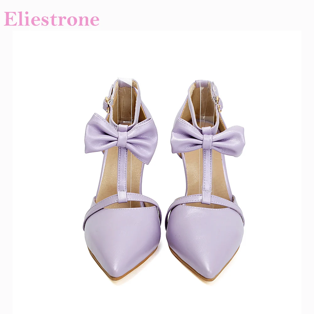 

2026 Summer Fashion T-Strap Sandals for Women 9cm High Thin Heel Oversize Lady Party Shoes Big Plus Size 10 44 48