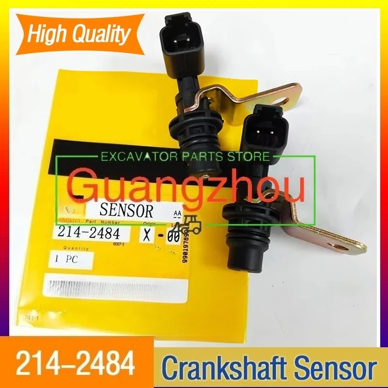 Excavator Engine Parts for C15 C18 Speed Sensor 214-2484 2142484 Construction Machinery Parts Crankshaft Speed Sensor