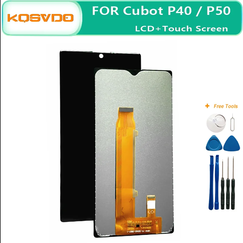 

100% Tested Full Display Screen For Cubot P40 LCD Display Touch Screen Digitizer Assembly For Cubot P50 Replacement