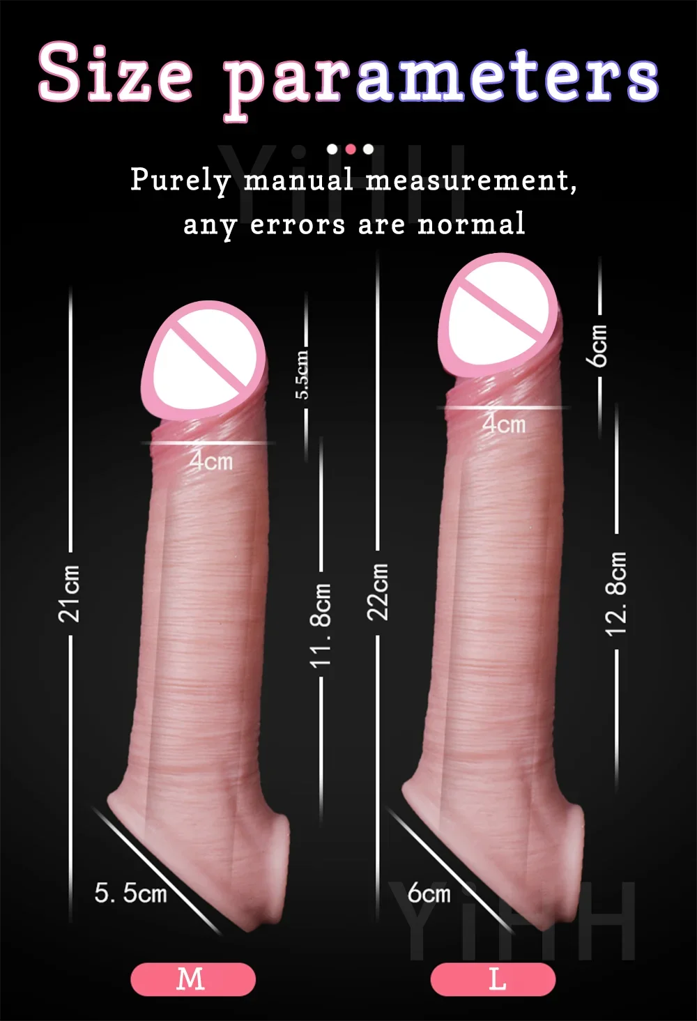 Realistic Reusable Silicone Penis Sleeve for Men
