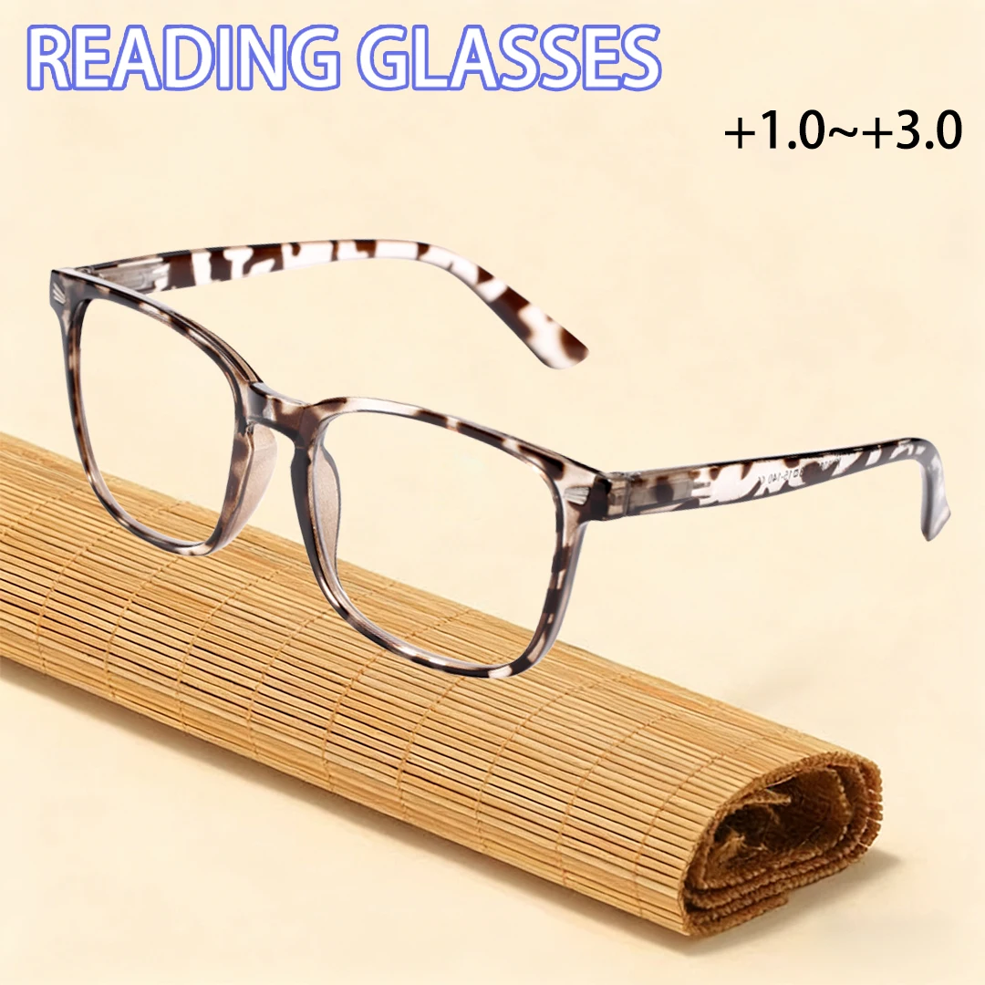 1pc Fashion Simple Blue Light Blocking Reading Glasses, Unisex — Blue Light Blocking, +1.0 to +3.0