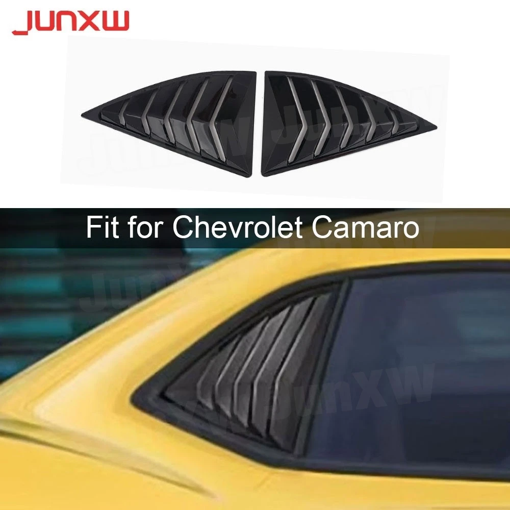 

Для Chevrolet Camaro 2010-2015 ABS глянцевый черный автомобильный боковой стеклянный жалюзи боковой треугольник украшение окна автомобильные аксессуары обвесы
