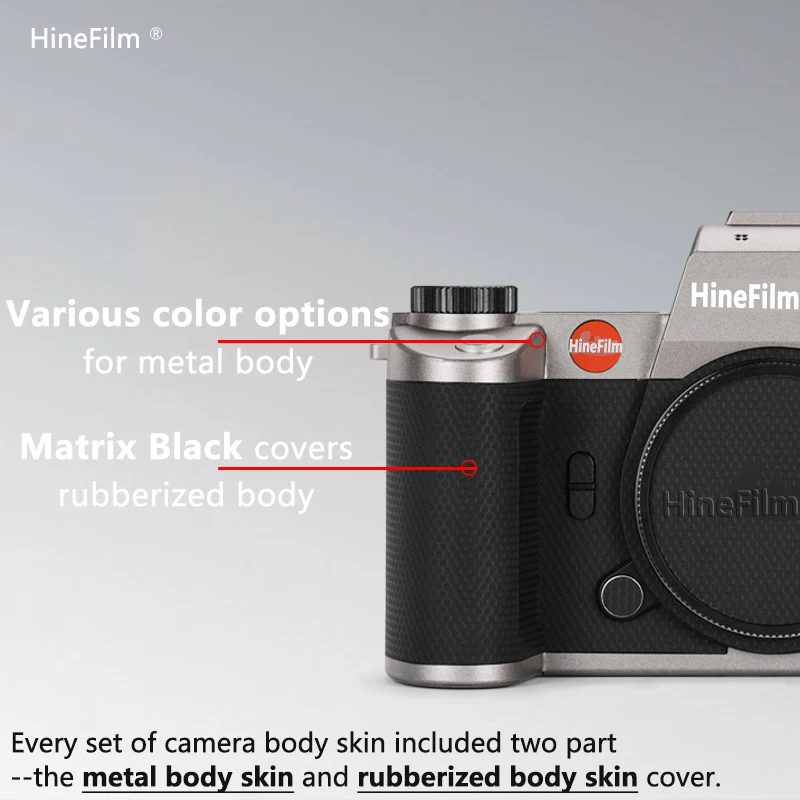 Hinefilm Pelle per Leica SL3 Adesivo per fotocamera per Leica SL3-S Decalcomania per fotocamera Pelle antigraffio per fotocamera Leica SL 3
