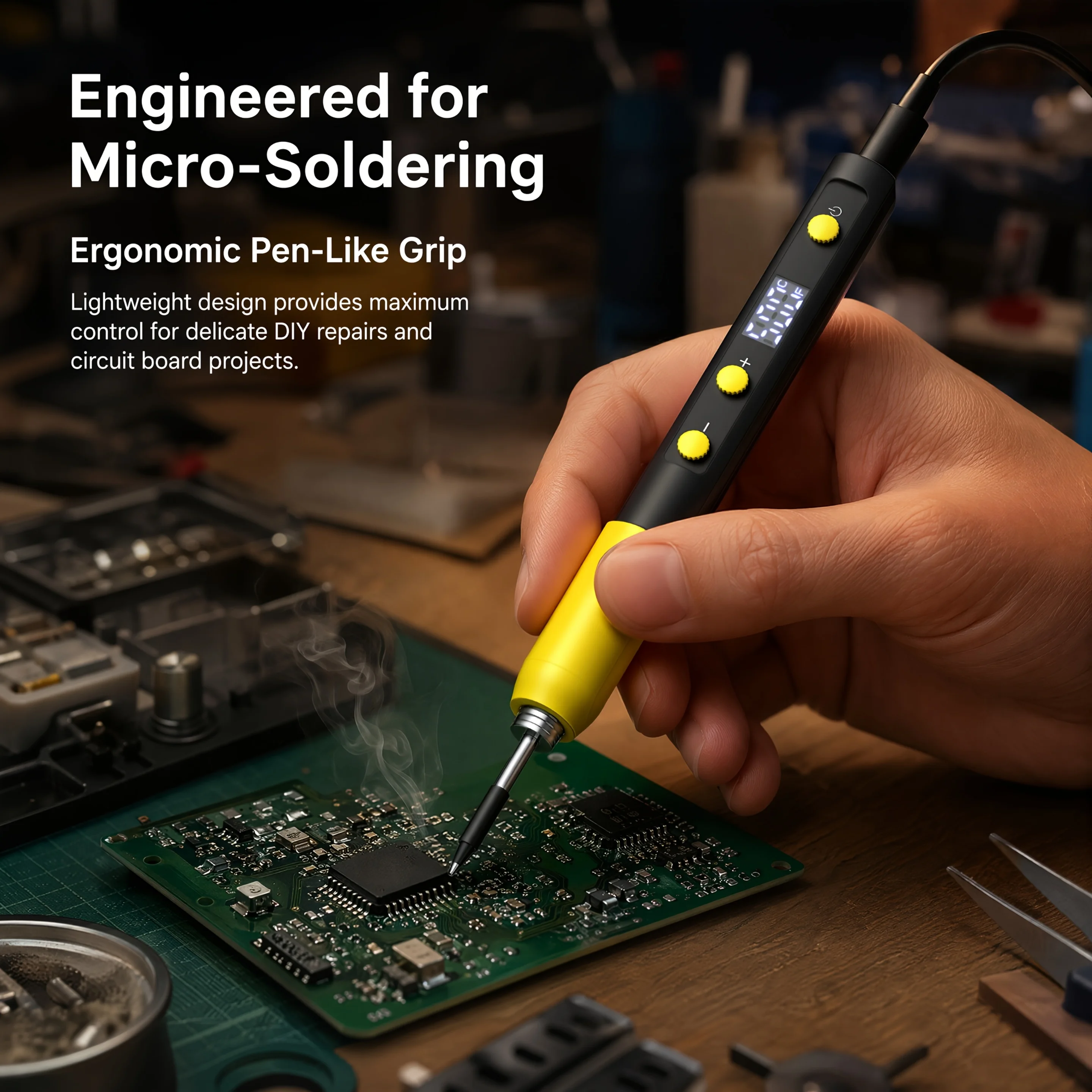 Digitale USB-soldeerbout, 200- - Diy Electronics Tools recensie en prijs