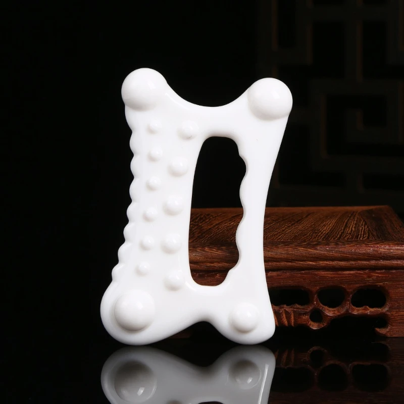 Non-ceramic Wavy Board, Facial Plucking Board Stick, Facial Lifting and Firming, Open Back Legs,Body Meridian Scraping Massager