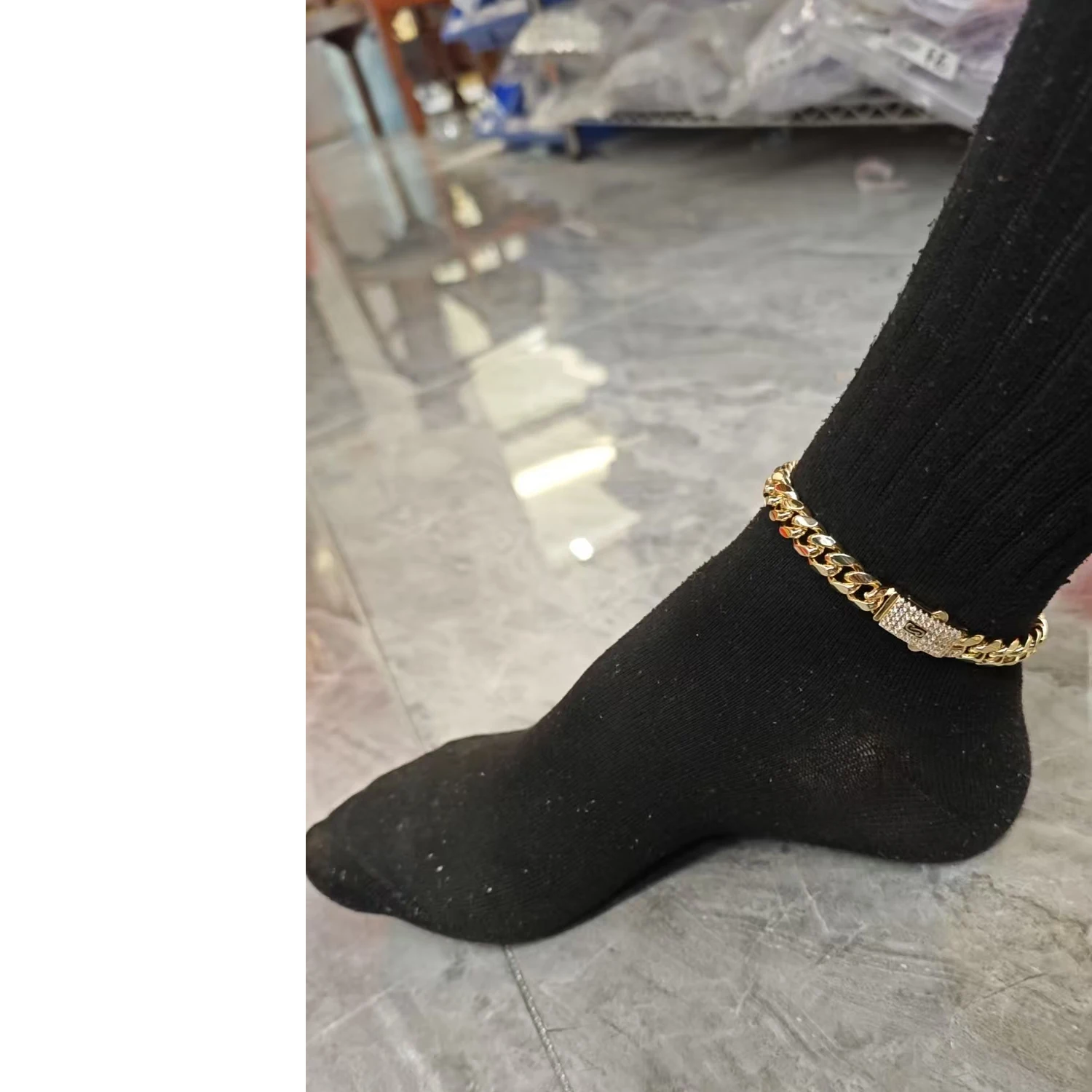 

Men's and women's anklets, foot jewelry, decoration, atmosphere, 23cm/25cm series ②, party gift anklet