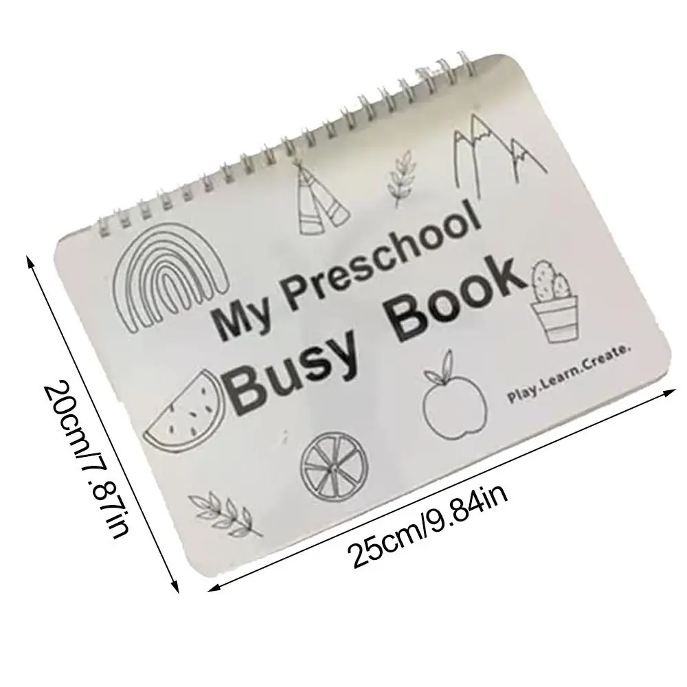 for Toddlers My Preschool Busy Book Learning Activities Education Workbook Toddler Busy Book Creative Gift Tracing Coloring Book