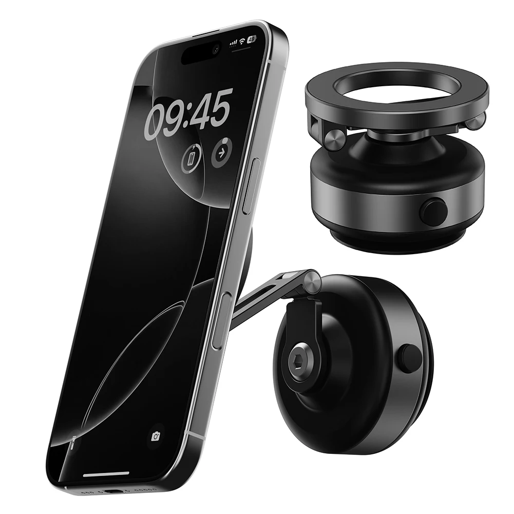 

For Magsafe Intelligent Car Mount 360° Rotatable Folding Magnetic Car Stable Holder for Iphone 16/15/14/13/12 Plus Pro Max Mini
