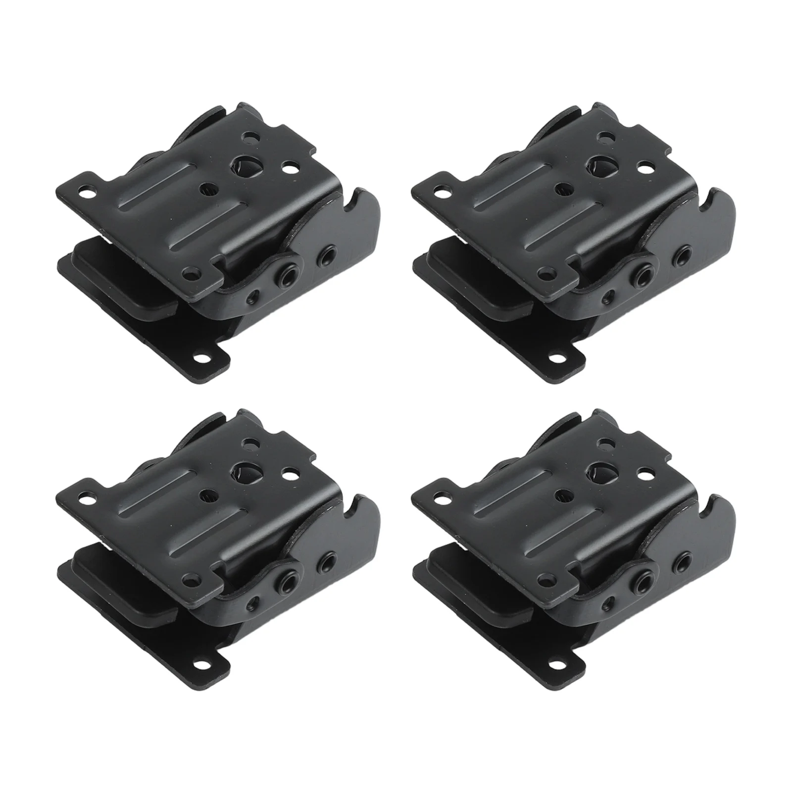 Folding Bracket Self-Locking Hinge Gray Versatile Furniture Hinges Self-locking Hinge Heavy-duty Construction Easy Installation
