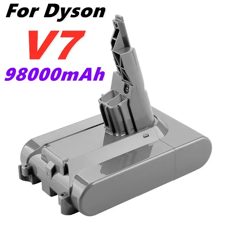 

100% New Original Dyson V7 battery 21,6 V 98000mAh Li-lon battery for Dyson V7 battery animal Pro vacuum cleaner replacement