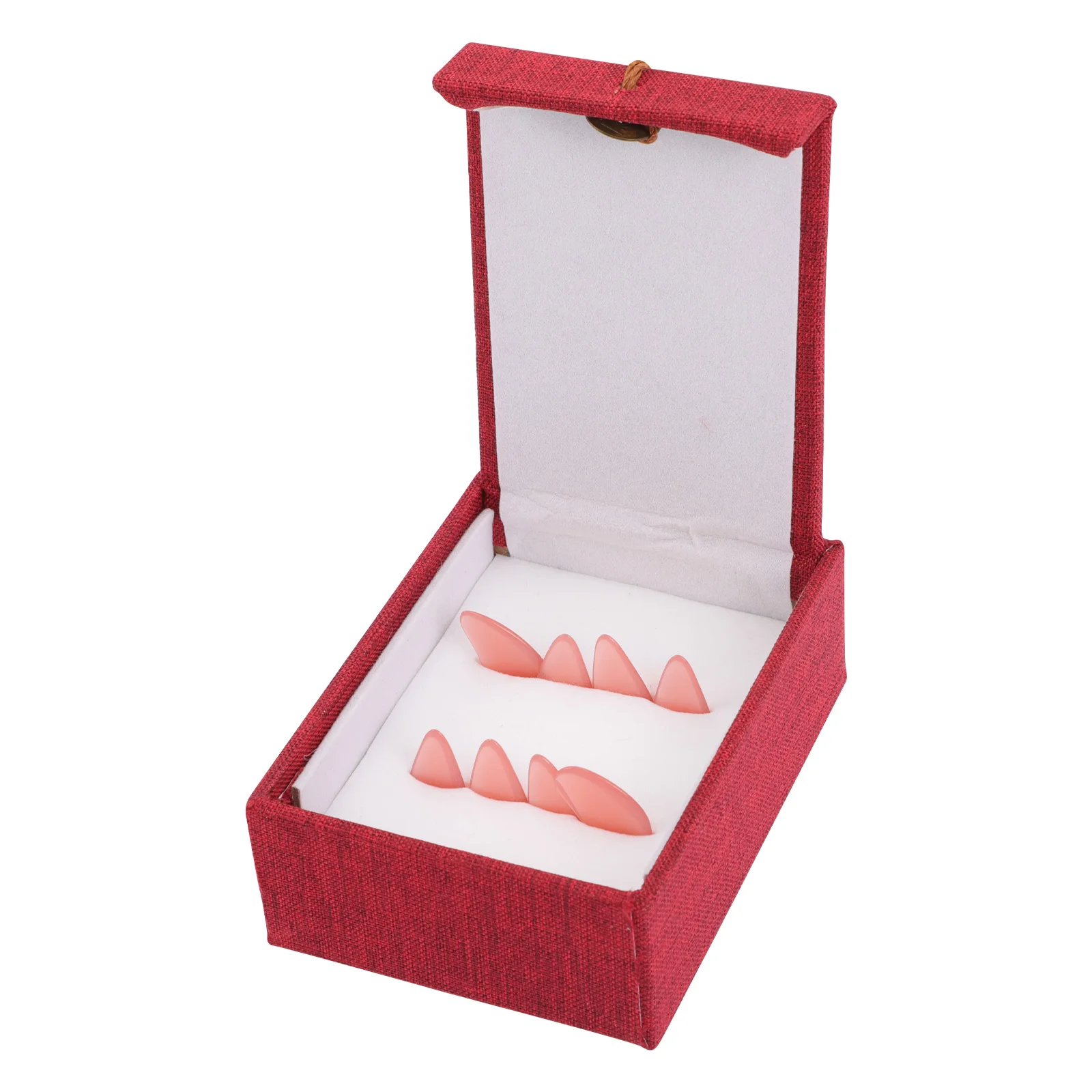 

1 set Crystal Nails Guzheng Finger Picks Practice Blue Wear-Resistant Professional String Instrument Accessories