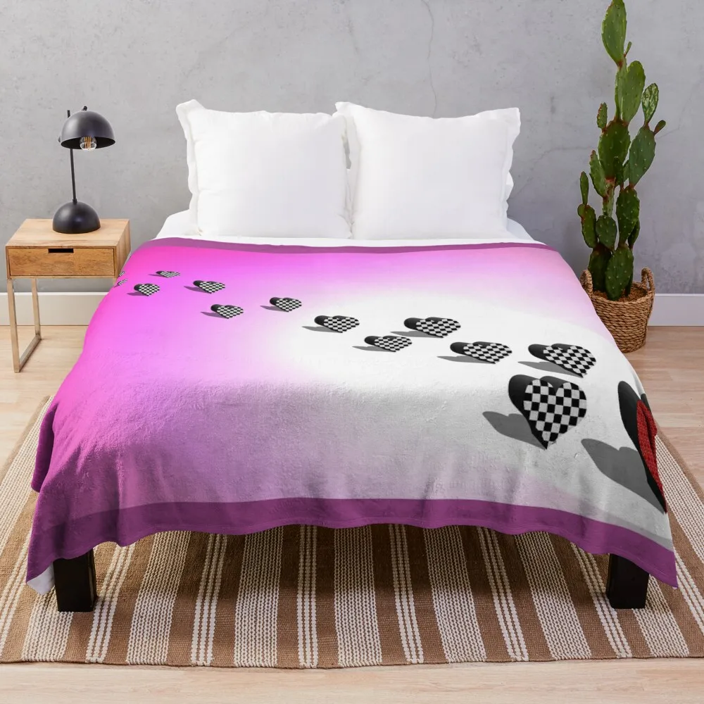 Runaway heart Throw Blanket Luxury Decoratives Blankets