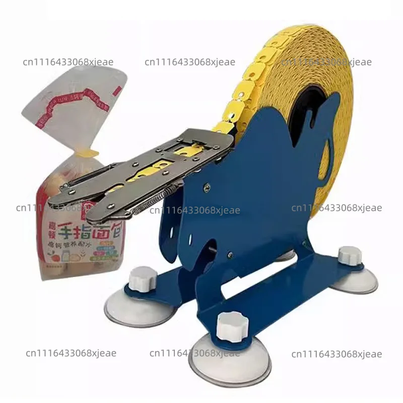 Bread Clip Machine Manual Packaging Machine Small Size Bakery Bread Candy Snack Baking Plastic Bags Sealing Closure