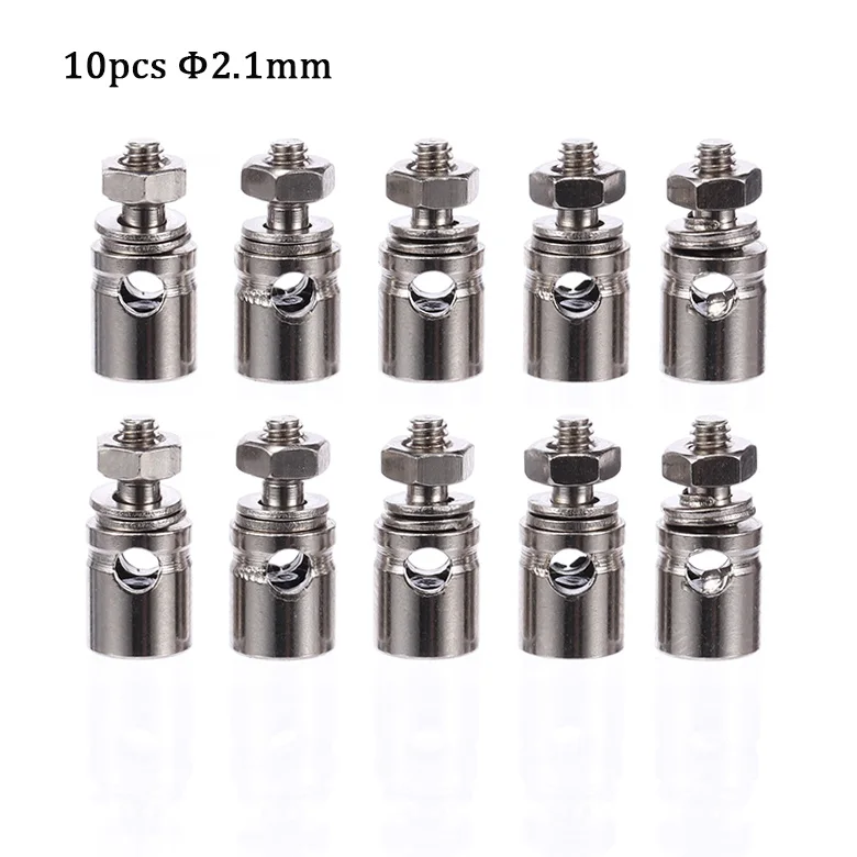 10 Stücke RC Flugzeug Boot Stößelstange Verknüpfung Stopper Servo Anschlüsse Einstellbarer Durchmesser 3,1mm/2,1mm/1,8mm/1,3mm Hubschrauber Rc Boot