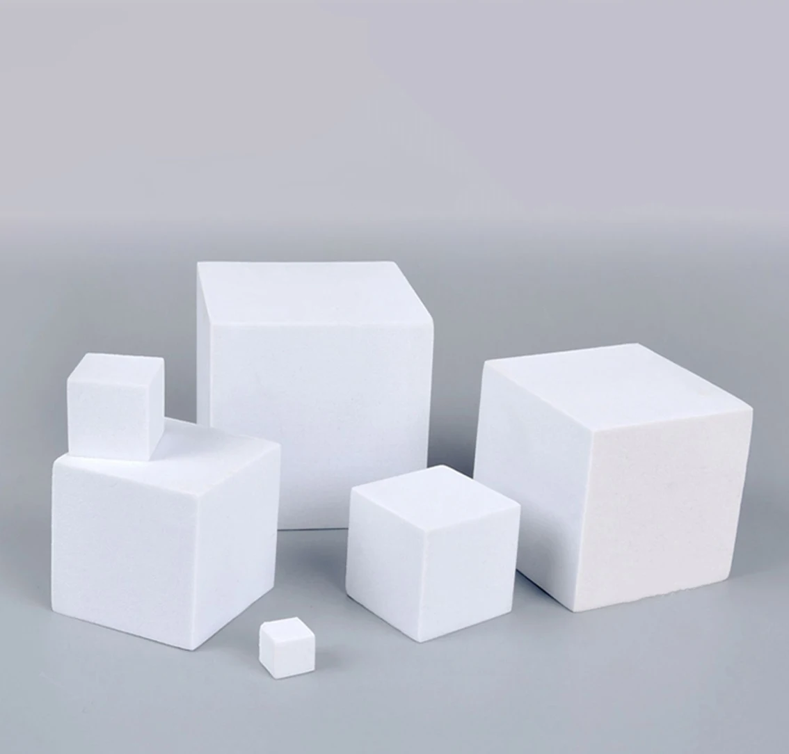 Square White EVA Foam Block for DIY Craft Model Making Material Teaching Tools Game Toys Accessories 10*10*10-60*60*60mm