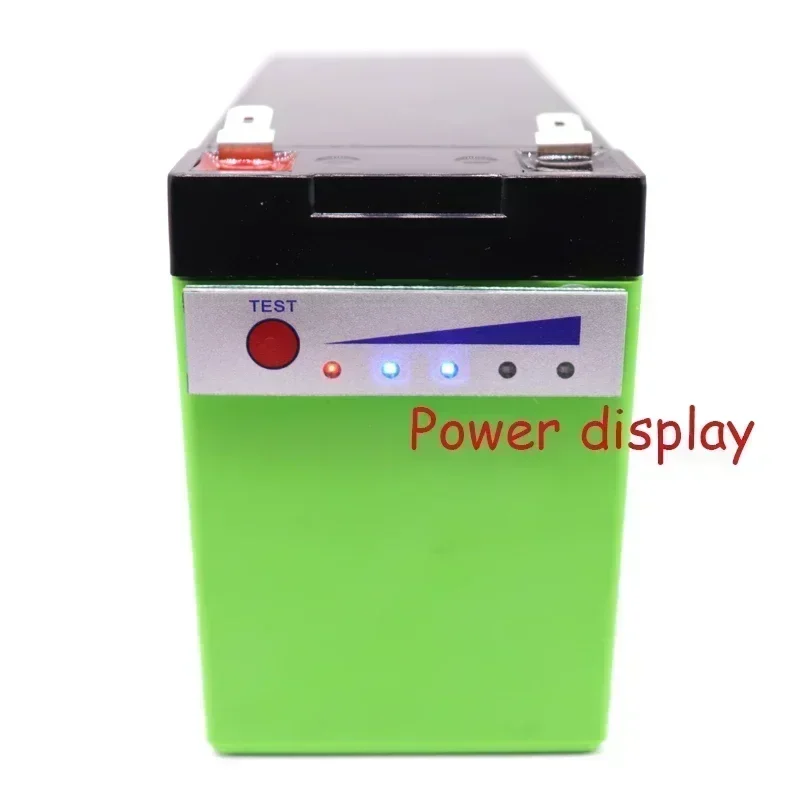 New power display 12v60a 18650 lithium battery pack is suitable for solar energy and electric vehicle battery + 12.6v3a charger