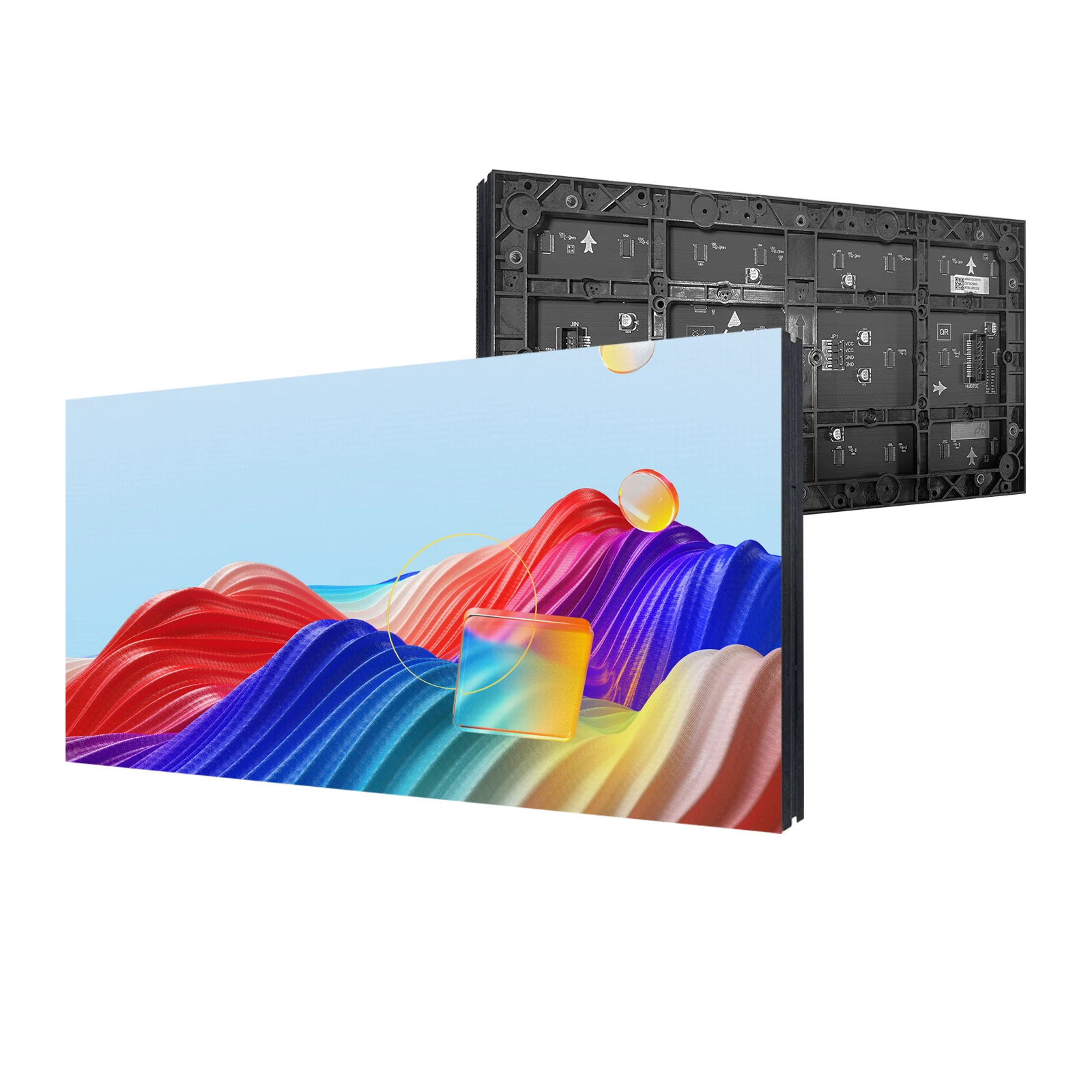 P1.53 Curved LED Module HDR10+ 500cd Full Color Video Wall Panel 1Y Warranty