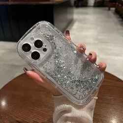 IPhone用ダイナミックグリッターケース,落下防止シェル付きソフトシリコンカバー,厚手のバンパー,iphone 15,iphone 14,iphone 13 pro max