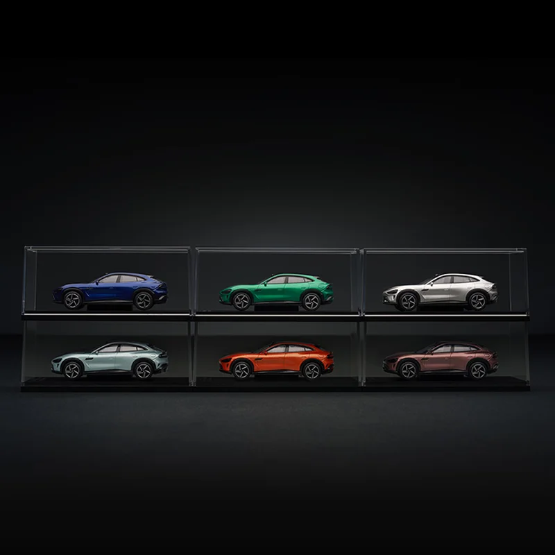 Nowy Xiaomi Yu7 w skali 1:64 Oficjalny Model Samochodu Odlewany ze Stopu Metalu Symulacja Zabawki Kolekcjonerski Mikro Pojazd Prezent dla Dzieci