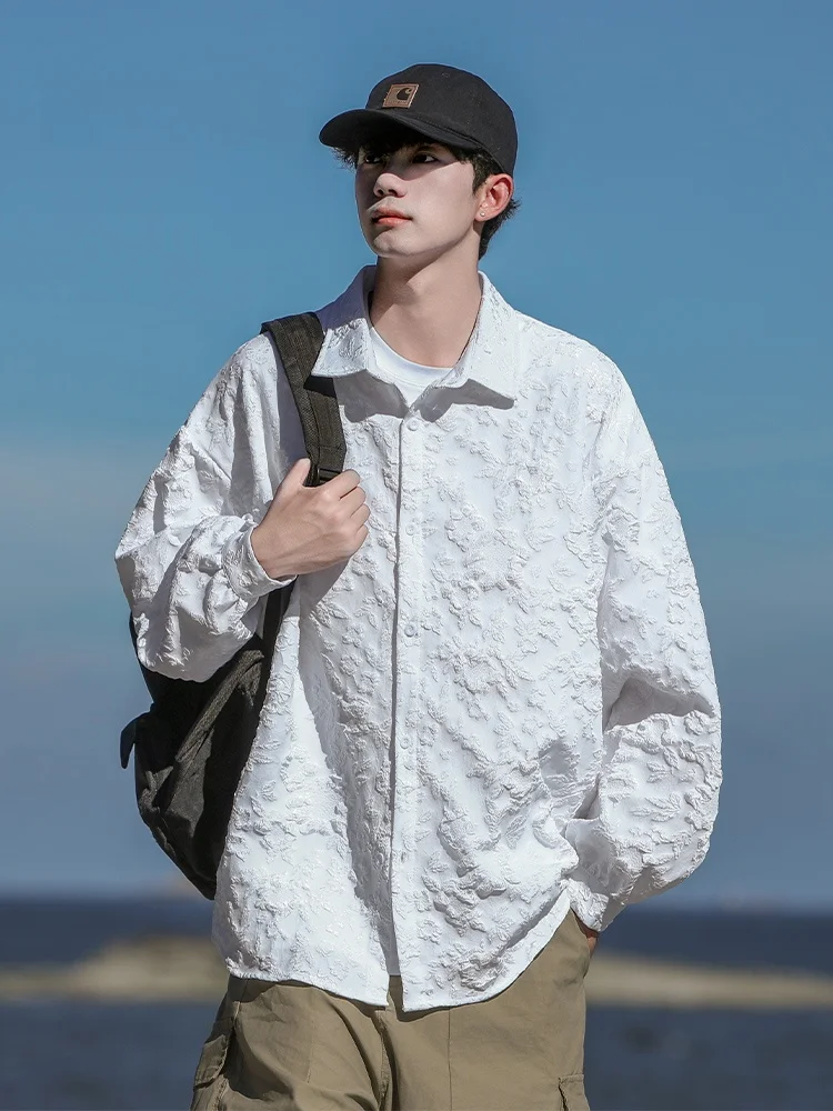 

Мужская куртка MMOPTOP с длинным рукавом и вышивкой, новая китайская модная брендовая осенняя верхняя одежда свободного кроя