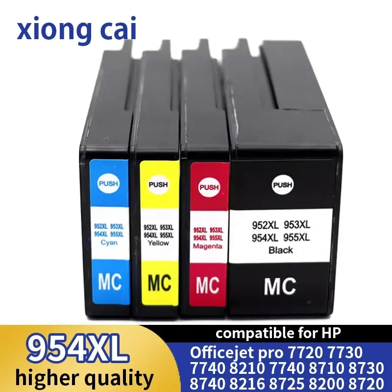 

Compatible for hp954 ink cartridge 954 XL 954XL For HP OfficeJet Pro 7740 7720 8710 8715 8720 8216 8725 8730 8740 8210 printer
