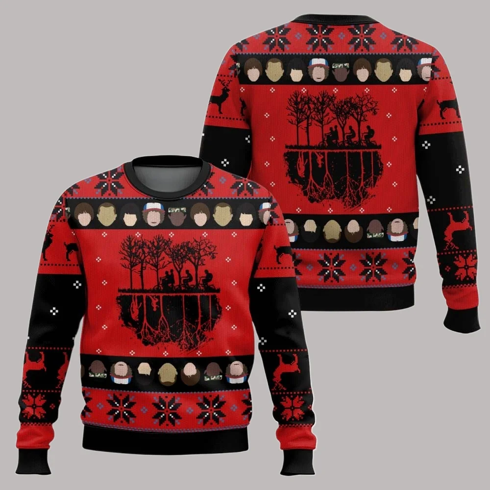 Have A Hellfire Xmas Eddie Munson Ugly Christmas Sweater Funny Holiday Party Pullover Sweaters for Men Women Xmas Gift 2026