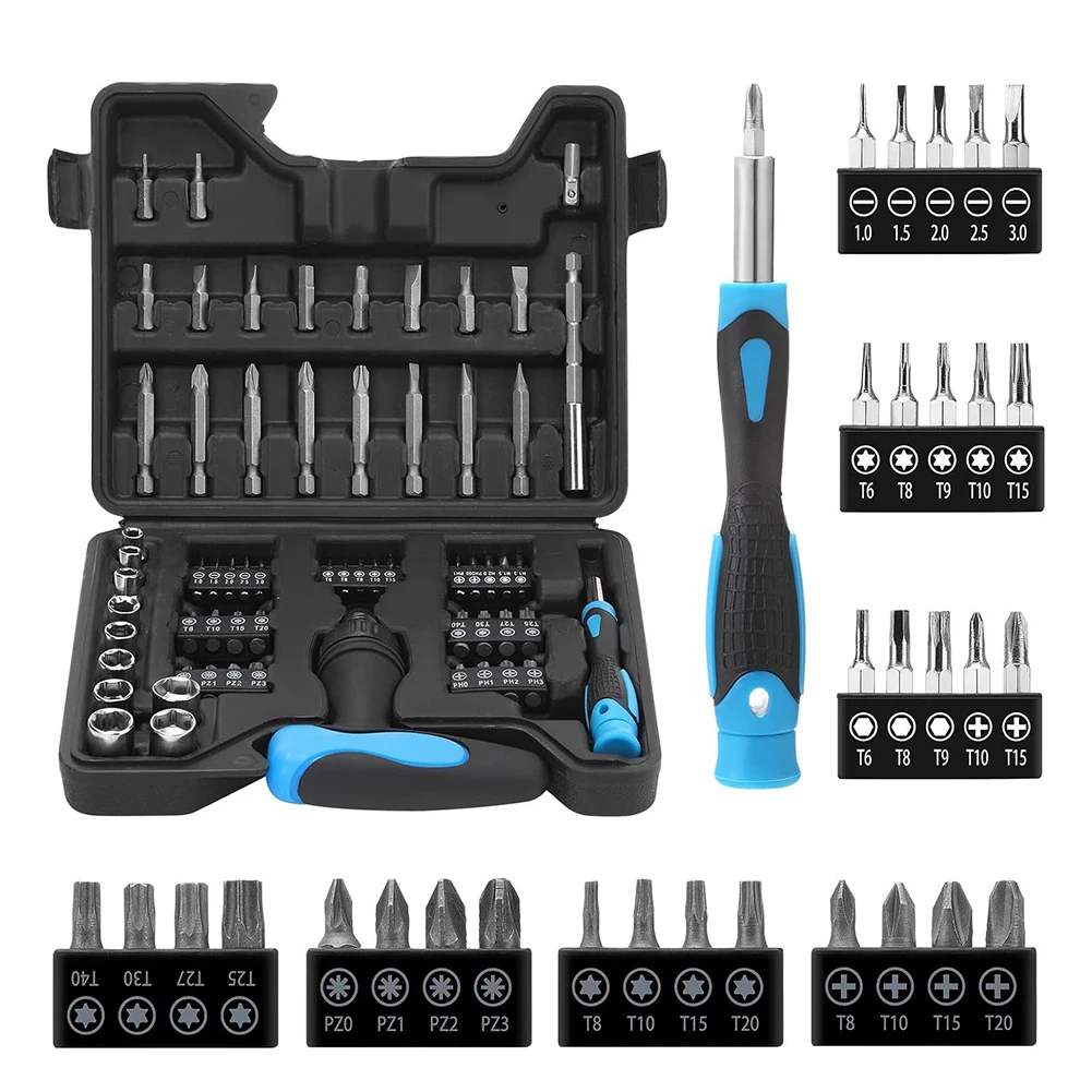 34-in-1 Magnetic Ratchet Screwdriver Set: Versatile Tools For Every Repair Screwdriver Kit Household Detachable Magnetic Sockets