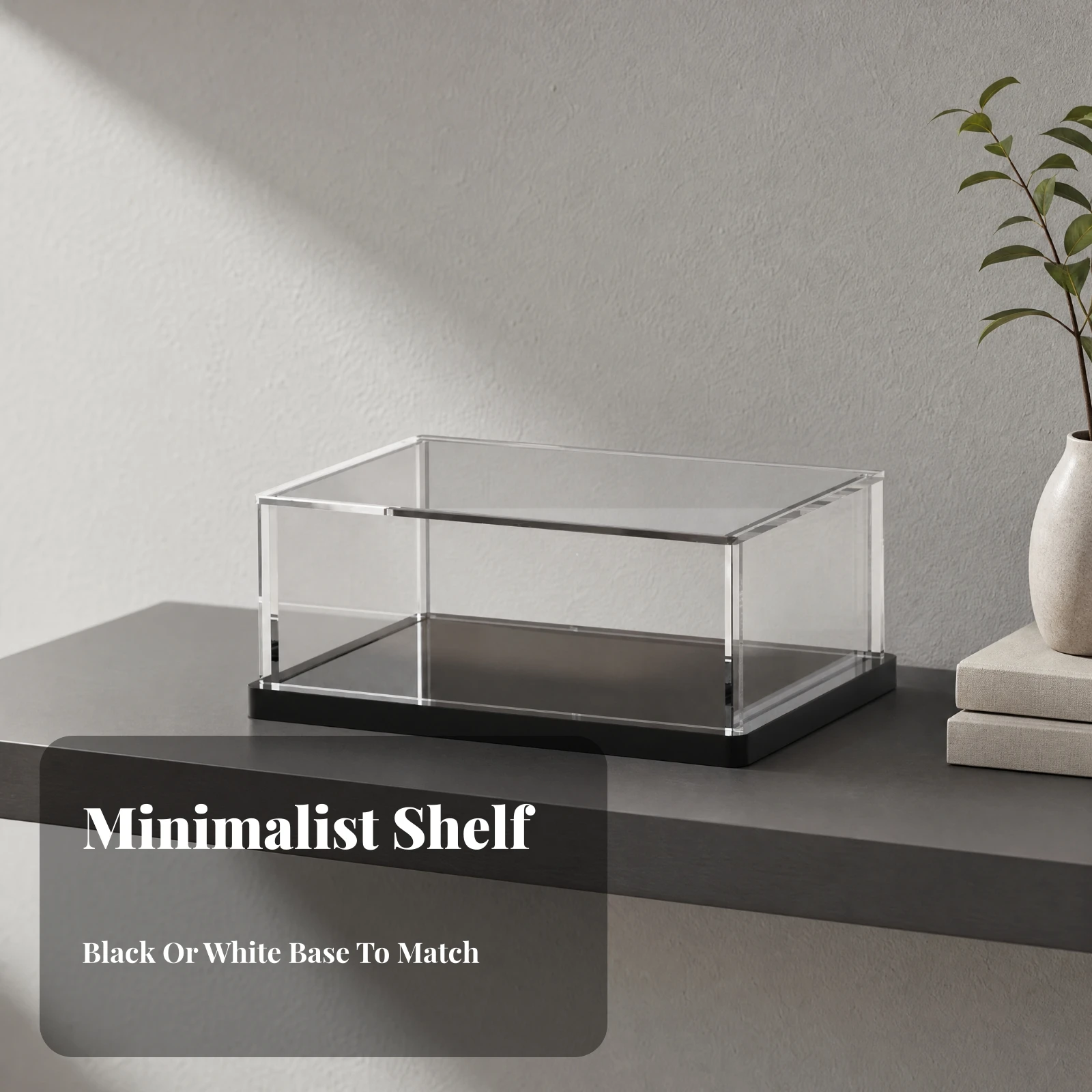 Display Case Acrylic - صندوق عرض أكريليك مكتبي أحادي الطبقة