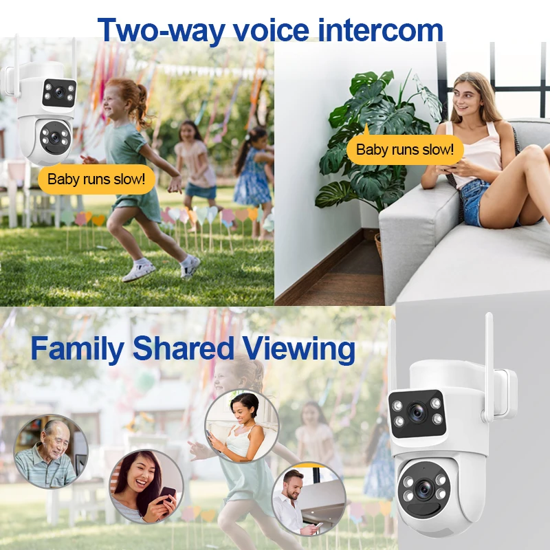 2 عدسة 8MP 4K 2.4G 5G WiFi6 CCTV لوحة طاقة شمسية لاسلكية تعمل بالطاقة PTZ كاميرا الأمن 4G بطاقة Sim كاميرا تعمل بالطاقة الشمسية في الهواء الطلق #2