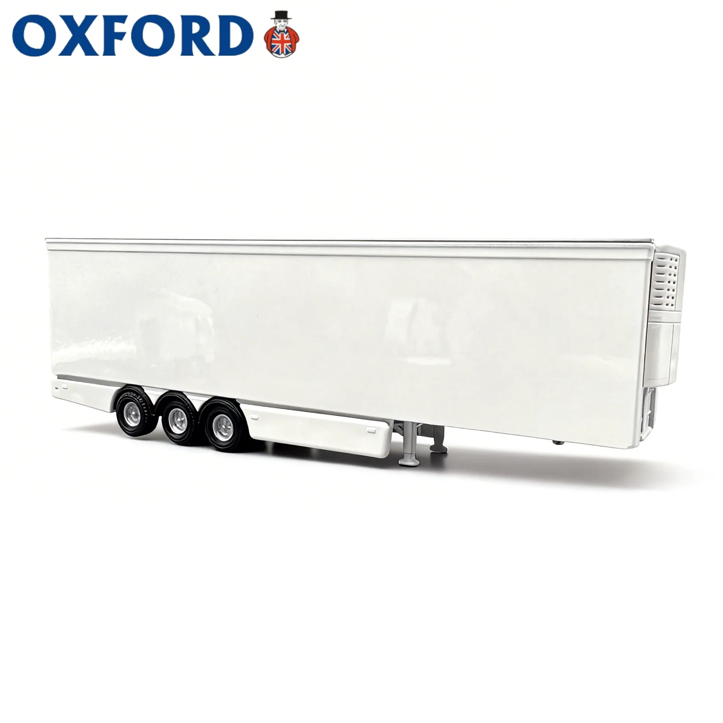 Modèle de camion frigorifique en alliage moulé sous pression OXFORD à l'échelle 1:76, jouet classique nostalgique, souvenir pour adultes, exposition statique