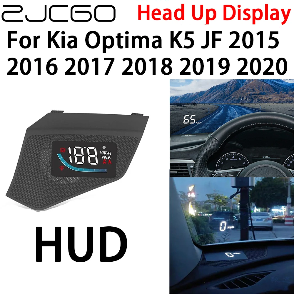 ZJCGO Car HUD Head Up Display Speedometer Projector Electronic Accessories for Kia Optima K5 JF 2015 2016 2017 2018 2019 2020