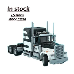 MOC-102740 Transport Truck Assembly Splicing Building Block Model 2722 Building Block Parts Kids Building Block Toy Gift