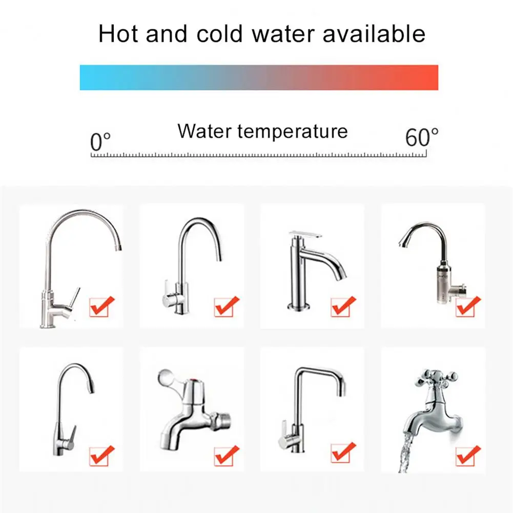 Tap Filter Convenient Faucet Filter Retractable Water-saving  Useful Kitchen Sink Tap Purifier