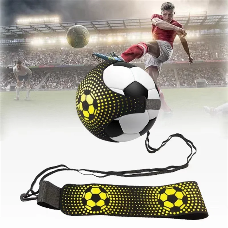 A18E-Soccer Training Belt -Adjustable Football Kick Trainer,Solo Soccer Ball Juggle Bag,Essential Football Training Equipment