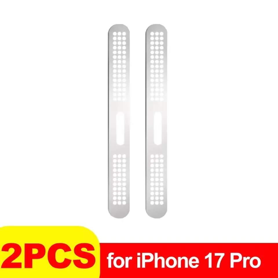 Metall Staubdicht Net Aufkleber Für iPhone 17 Pro 17 Pro Max Hörer Lautsprecher Loch Anti-staub Mesh Schutz Für iPhone 17