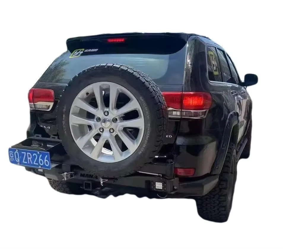 Manx4 Tyre Bracket Steel Rear Bumper For Jeep Grand Cherokee Wk2