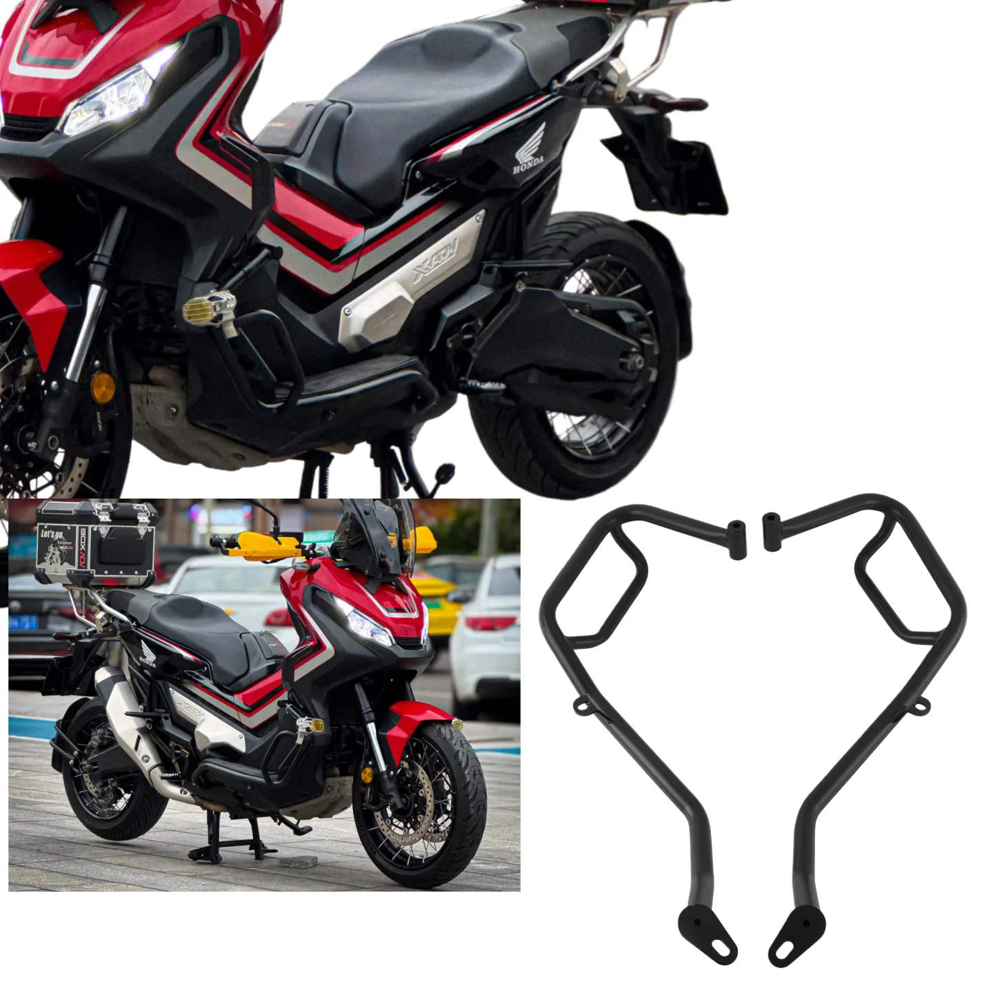 

Подходит для HONDA X-ADV 750 XADV 750 2021-2025, рамка бампера мотоцикла, защита двигателя, боковая защита бака