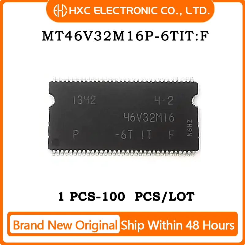 

Free Shipping 1PCS/10PCS/50PCS/100PCS MT46V32M16P-6TIT:F MT46V32M16P Brand New Original IC CHIP